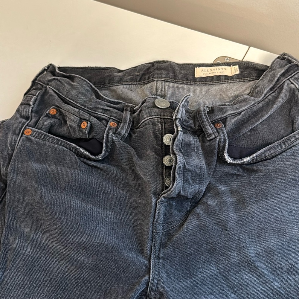 ALLSAINTS back distressed jeans